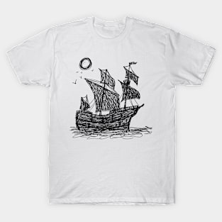 Old Sailing Ship T-Shirt